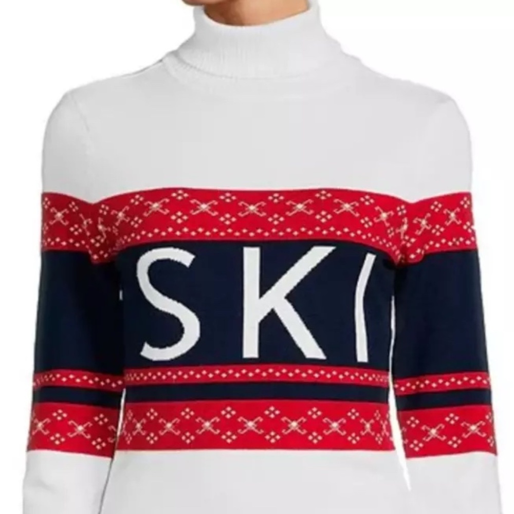 Active SKI Motif Perfect Fair Isle Statement Sweater  NWT sL